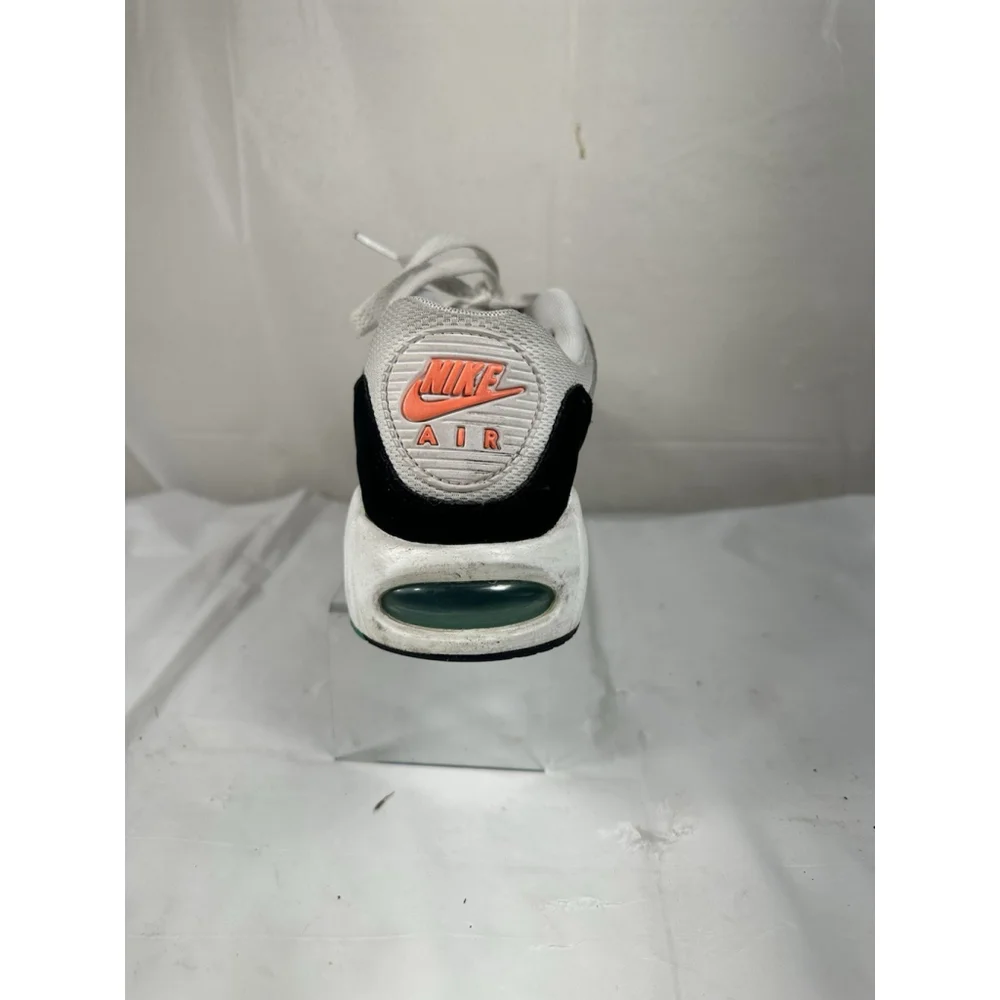 Nike Air Max Athletic Shoes in White, Black, Teal & Coral